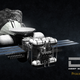 Artist’s concept of a harvester spacecraft, which will tug a promising asteroid to a space-based processing facility. Image: Deep Space Industries